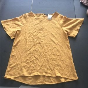 Mustard yellow blouse